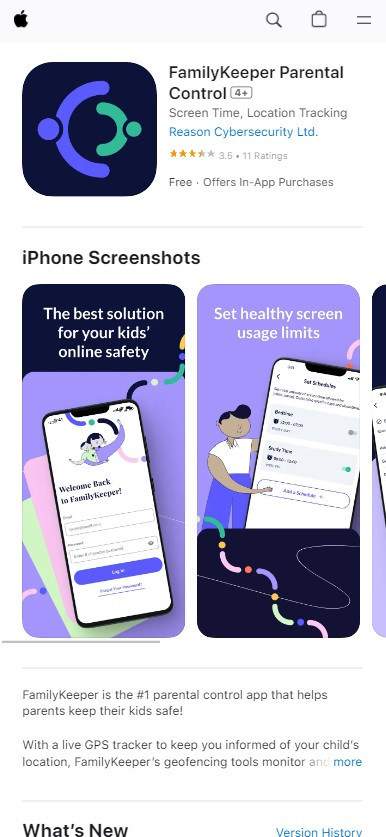 FamilyKeeper on App Store
